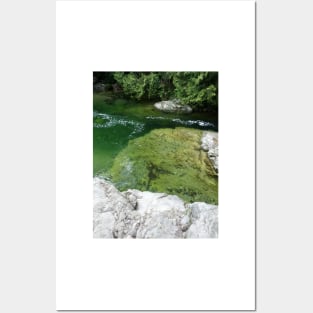 River Rock Pool Posters and Art